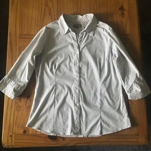 In Extenso Pinstripe Blouse